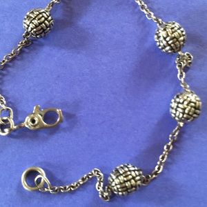 Sterling 5-Sphere Bracelet